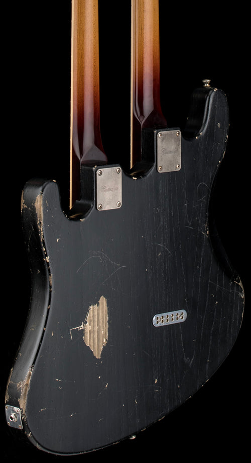 Castedosa Guitars Conchers Double Neck Baritone - Aged Black #201