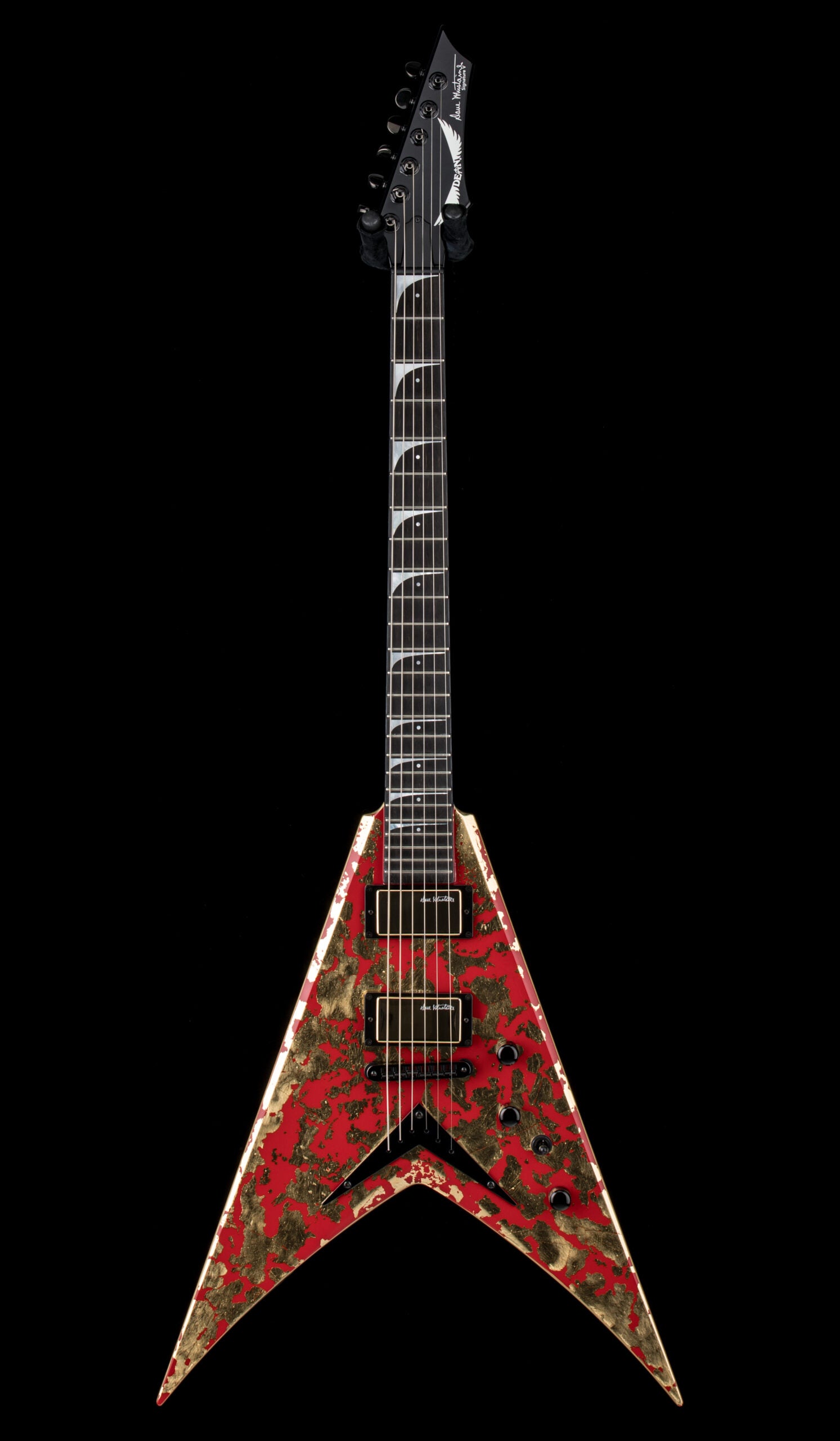 Dean USA Dave Mustaine VMNT Holy Grail LTD #1 of 33 - 24K Gold Leaf/Deep  Red #51309