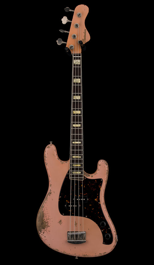 Castedosa Guitars JPC Short Scale Bass - Aged Shell Pink #533
