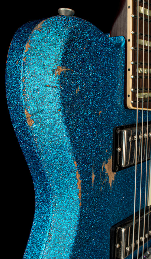 Castedosa Guitars Marianna Bevel - Aged Blue Sparkle #504