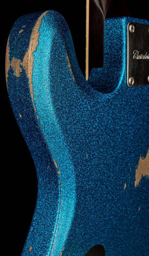 Castedosa Guitars Marianna Bevel - Aged Blue Sparkle #504