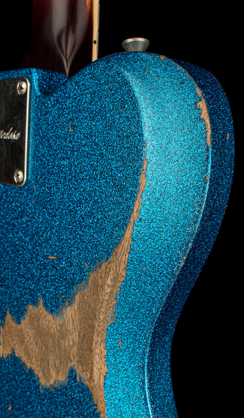 Castedosa Guitars Marianna Bevel - Aged Blue Sparkle #504