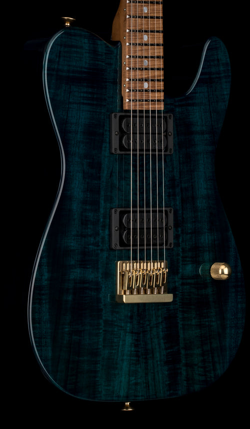 Charvel Custom Shop S2 2H HT Got the Blues - Deep Turquoise Forest #19852