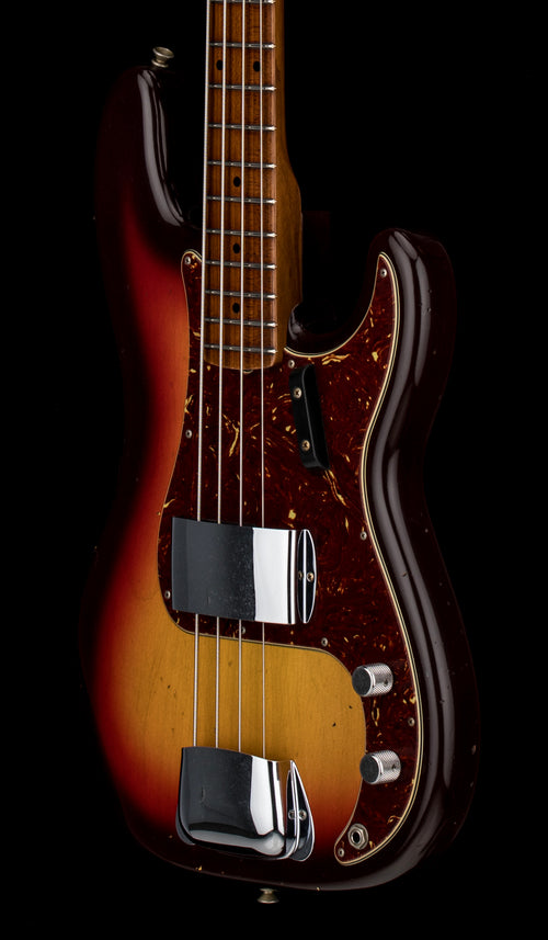 Fender Custom Shop Empire 58 Precision Bass Journeyman Relic - Aged Chocolate 3-Tone Sunburst #90325