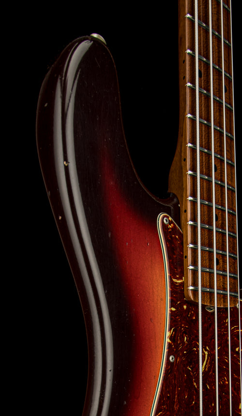 Fender Custom Shop Empire 58 Precision Bass Journeyman Relic - Aged Chocolate 3-Tone Sunburst #90325