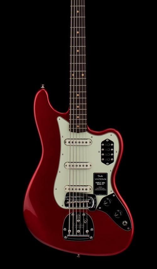 Fender Vintera III Early '60s Bass VI - Candy Apple Red #30315