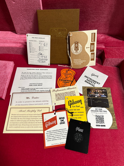 Gibson Custom Shop 1957 Mahogany Moderne VOS - Antique Natural #51866