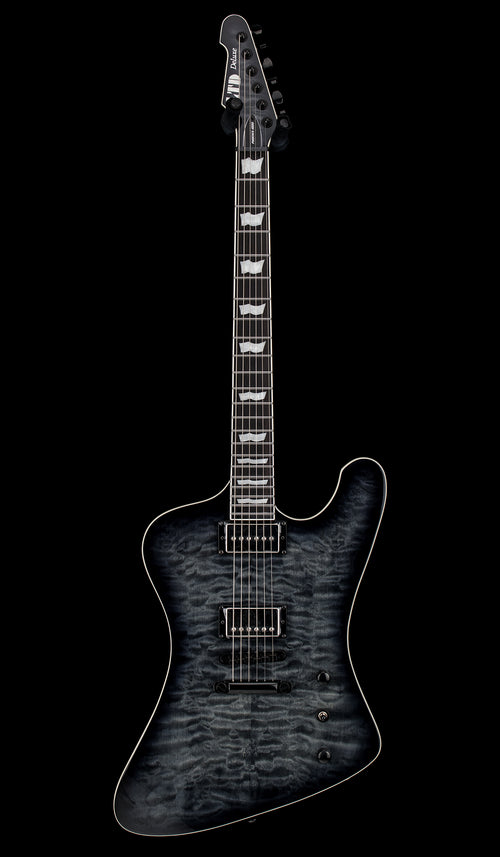 LTD Phoenix-1000 - See Thru Black Sunburst #81596 (Factory Demonstration Model)
