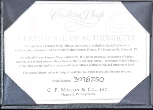 Martin Custom Shop D-42 Style Sinker Redwood/Pale Moon Ebony #78250 (Empire Music Spec)