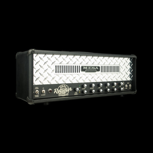 MESA/Boogie 90s Dual Rectifier Mod I - Black Taurus with Polished Diamond Plate #62254