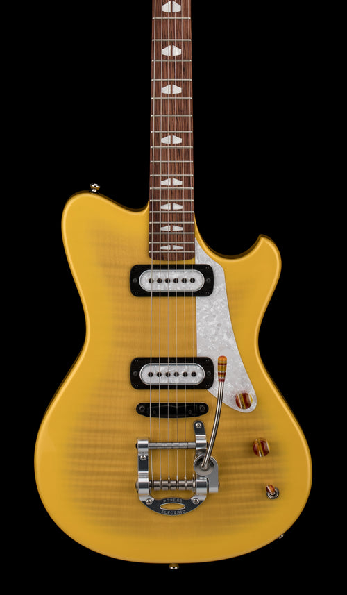 Powers Electric A-Type Select PF42 - Saffron Yellow Metallic Ghost Flame #B303