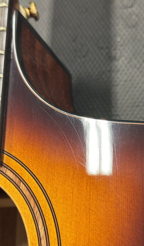 Used Breedlove Solo Pro Concert CE 12-String (2022) - Edgeburst #09948 with Original Hard Case