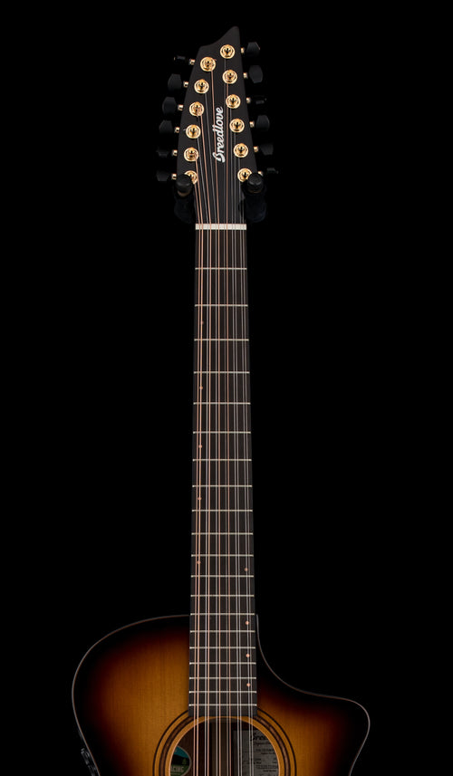 Used Breedlove Solo Pro Concert CE 12-String (2022) - Edgeburst #09948 with Original Hard Case
