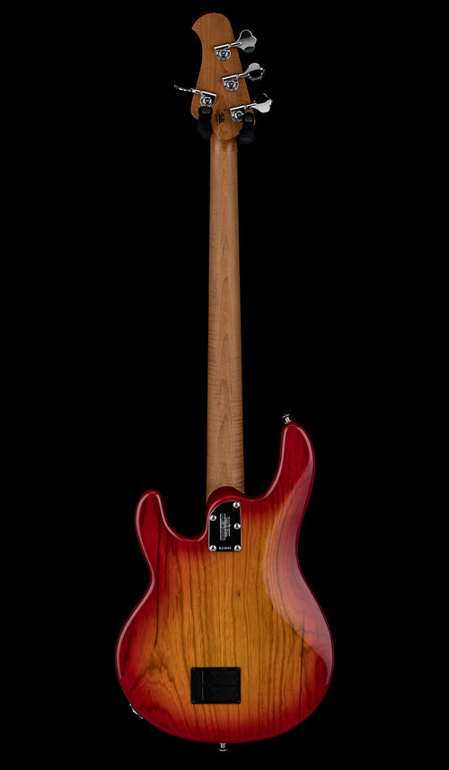 Used Ernie Ball Music Man StingRay Special 4 H - Lava Burst #03035 with Original Case