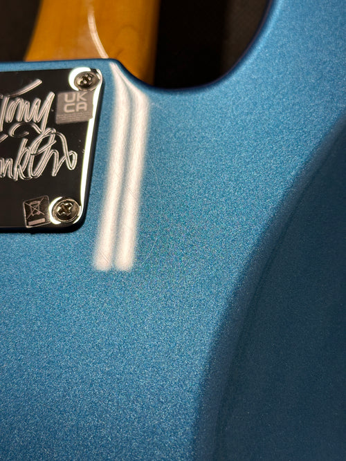 Used Fender Tony Franklin Fretless Precision Bass (2022) - Lake Placid Blue #42198 with Original Hard Case