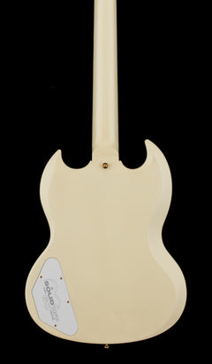 Used Gibson Custom Shop 60th Anniversary 1961 Les Paul SG Custom With Sideways Vibrola (2021) - Polaris White #07561 with Original Hard Case