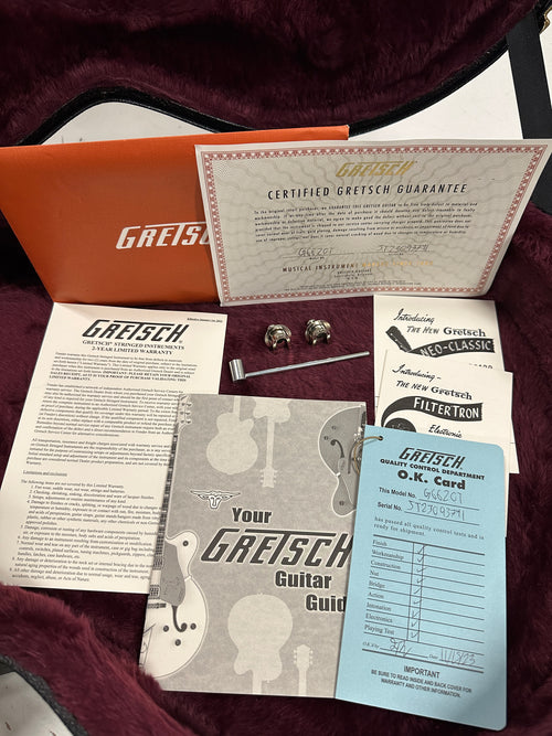 Used Gretsch G6620T Players Edition Nashville Center Block Double-Cut with String-Thru Bigsby (2023) - Round-Up Orange #93741 with Original Hard Case