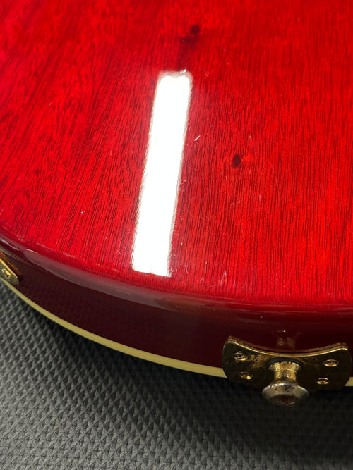 Used Hamer Newport Pro Custom (2005) - Ruby Red #53822 with Original Hard Case