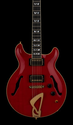 Used Hamer Newport Pro Custom (2005) - Ruby Red #53822 with Original Hard Case