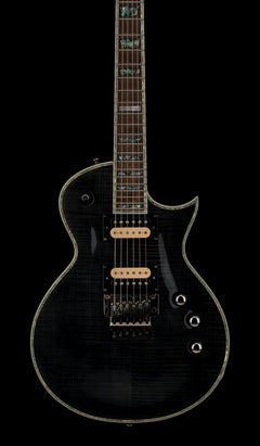 Used LTD Deluxe EC-1000FR (2008) - See Thru Black #13036 with Hard Case