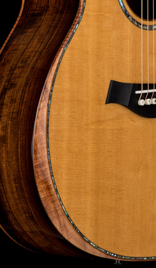 Used Taylor Custom Shop C14ce Bearclaw Sitka Spruce/Bocote (2024) - Natural #24121 with Original Hard Case