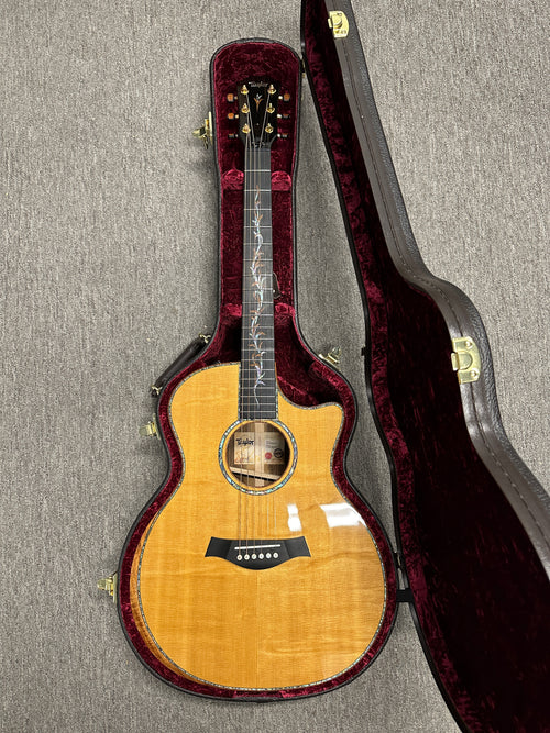 Used Taylor Custom Shop C14ce Bearclaw Sitka Spruce/Bocote (2024) - Natural #24121 with Original Hard Case