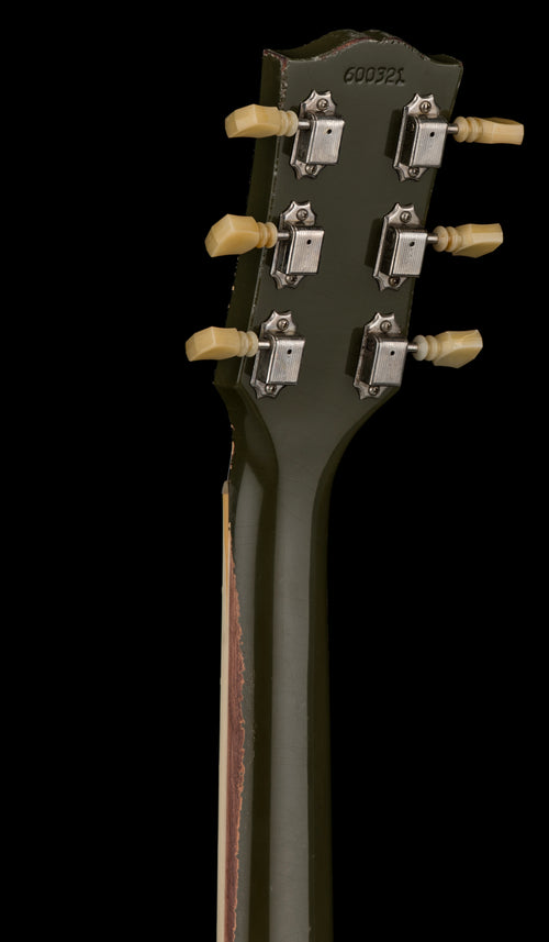 Gibson Custom Shop M2M 1961 SG Standard Striped Murphy Lab Heavy Aged - Olive Drab #00321