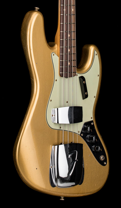 Fender Custom Shop 1963 Jazz Bass Journeyman Relic - Aged Aztec Gold #91514
