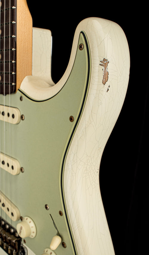 Fender Custom Shop 1962 Stratocaster Relic - Aged Olympic White #91558