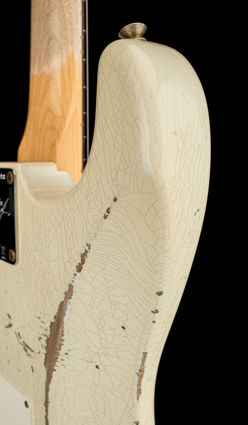 Fender Custom Shop 1962 Stratocaster Relic - Aged Olympic White #91558