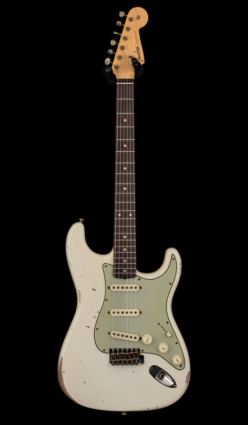 Fender Custom Shop 1962 Stratocaster Relic - Aged Olympic White #91558
