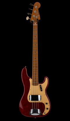 Fender Custom Shop Empire '58 Precision Bass Journeyman Relic - Aged Crimson Transparent #87935