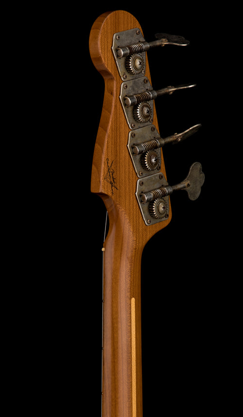 Fender Custom Shop Empire '58 Precision Bass Journeyman Relic - Aged Crimson Transparent #87935