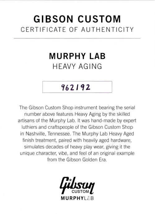 Gibson Custom Shop 1959 Les Paul Standard Reissue Murphy Lab Heavy Aged - Golden Poppy Burst #62192