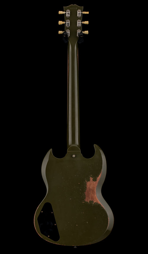 Gibson Custom Shop M2M 1961 SG Standard Striped Murphy Lab Heavy Aged - Olive Drab #00321
