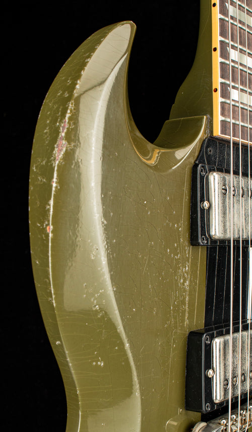 Gibson Custom Shop M2M 1961 SG Standard Striped Murphy Lab Heavy Aged - Olive Drab #00321