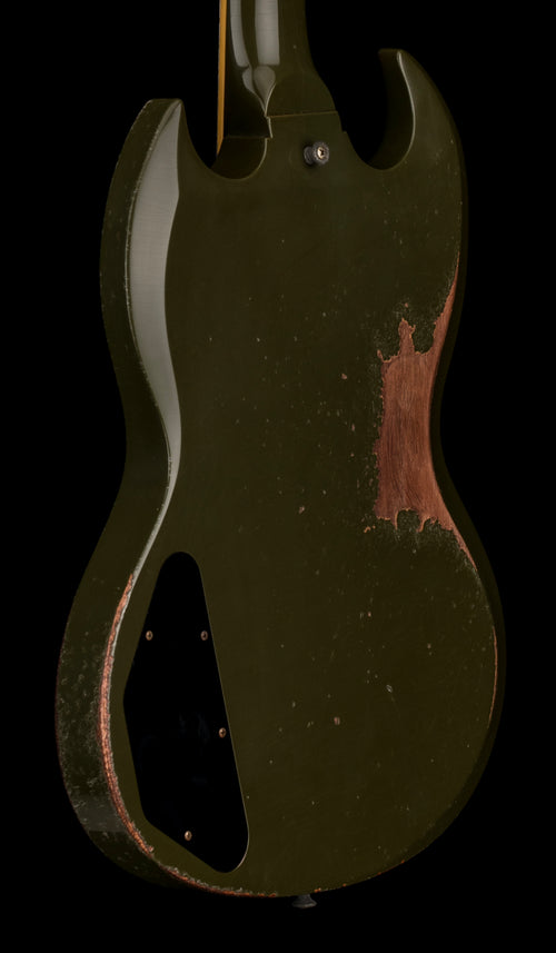 Gibson Custom Shop M2M 1961 SG Standard Striped Murphy Lab Heavy Aged - Olive Drab #00321