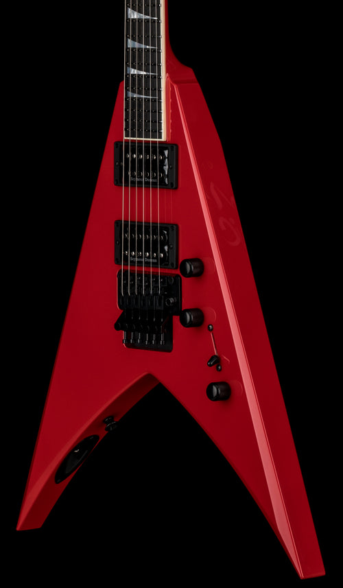 Jackson Custom Shop Korina King V 2H FR - Ferrari Red #11449 (Empire Music Spec)