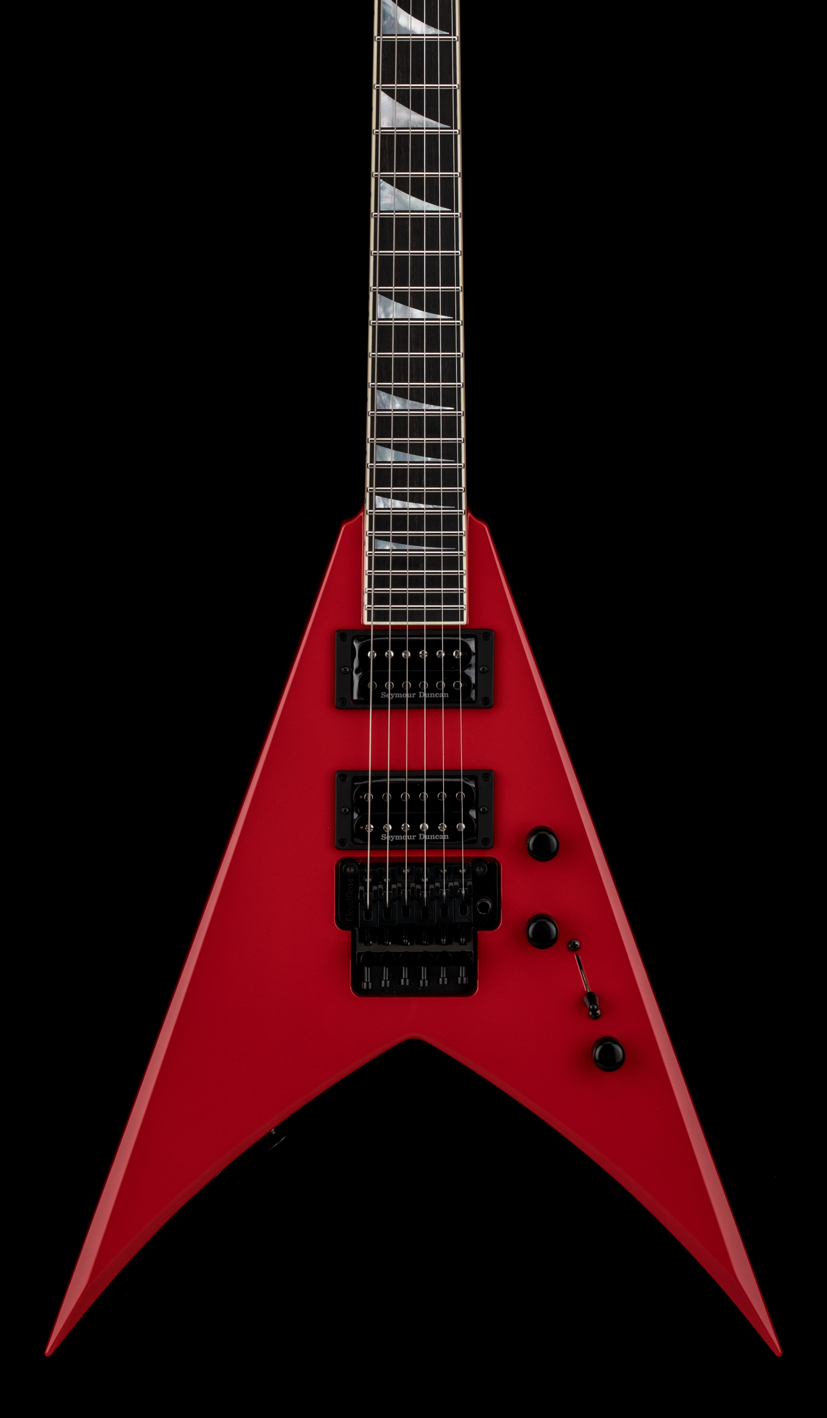 Jackson Custom Shop Korina King V 2H FR - Ferrari Red (Empire Spec