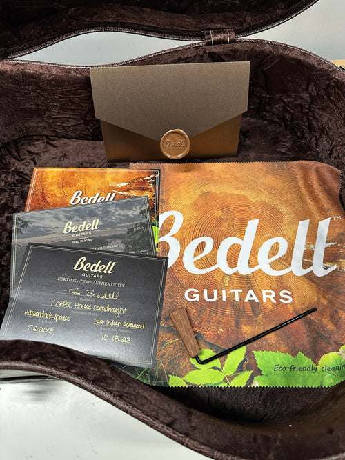 Used Bedell Coffee House Dreadnought (2023) - Espresso Burst #522013 with Original Hard Case