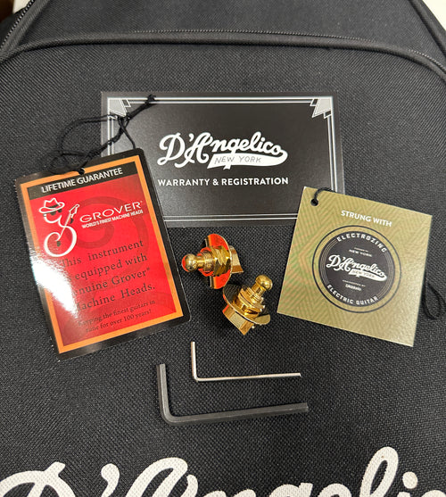 Used D'Angelico Excel Mini DC (2025) - Amaretto Burst #00689 with Gig Bag