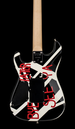 Used EVH Striped Series Circles (2014) - Black and White Crop Circles #00889