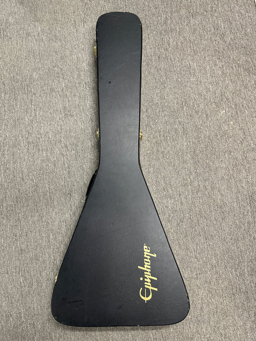 Used Epiphone Flying V Prophecy (2021) - Yellow Tiger Aged Gloss #24069 with Original Hard Case
