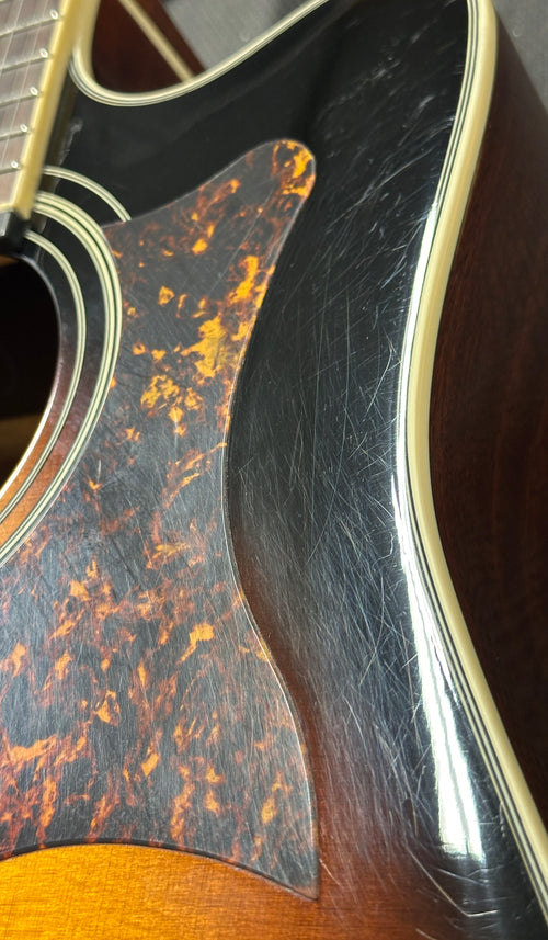 Used Epiphone Masterbilt DR-500MCE (2015) - Vintage Sunburst #19374 with Hard Case