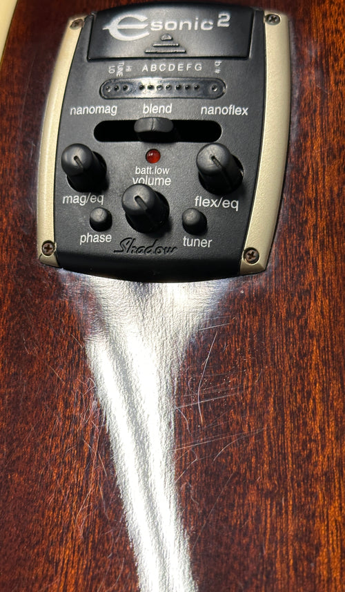 Used Epiphone Masterbilt DR-500MCE (2015) - Vintage Sunburst #19374 with Hard Case