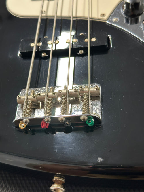 Used Fender Standard Jazz Bass (2001) - Black #15407 with Gig Bag