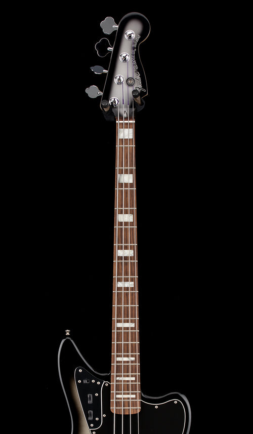 Used Fender Troy Sander Jaguar Bass (2013) - Silverburst #733364 with Original Gig Bag