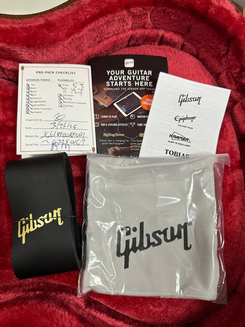 Used Gibson SG Standard '61 Faded Maestro Vibrola - Vintage Cherry #50167 with Original Hard Case