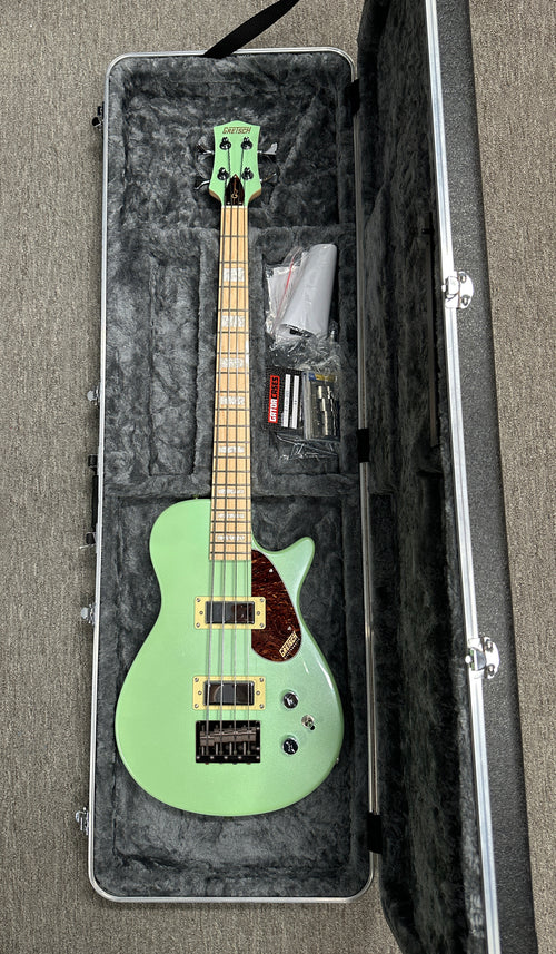Used Modified Gretsch Limited Edition Electromatic Junior Jet Bass II G2228B (2023) - Broadway Jade #10426 with Hard Case