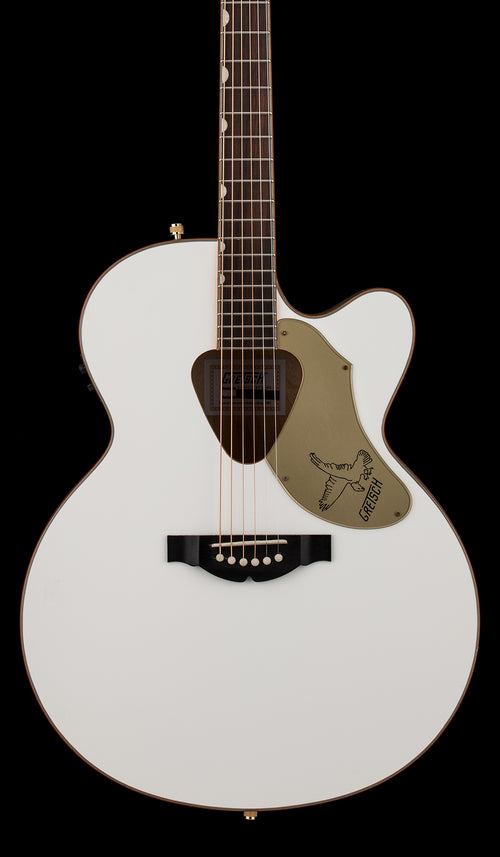 Used Gretsch G5022CWFE Rancher Falcon Jumbo - White #13606 with Hard Case